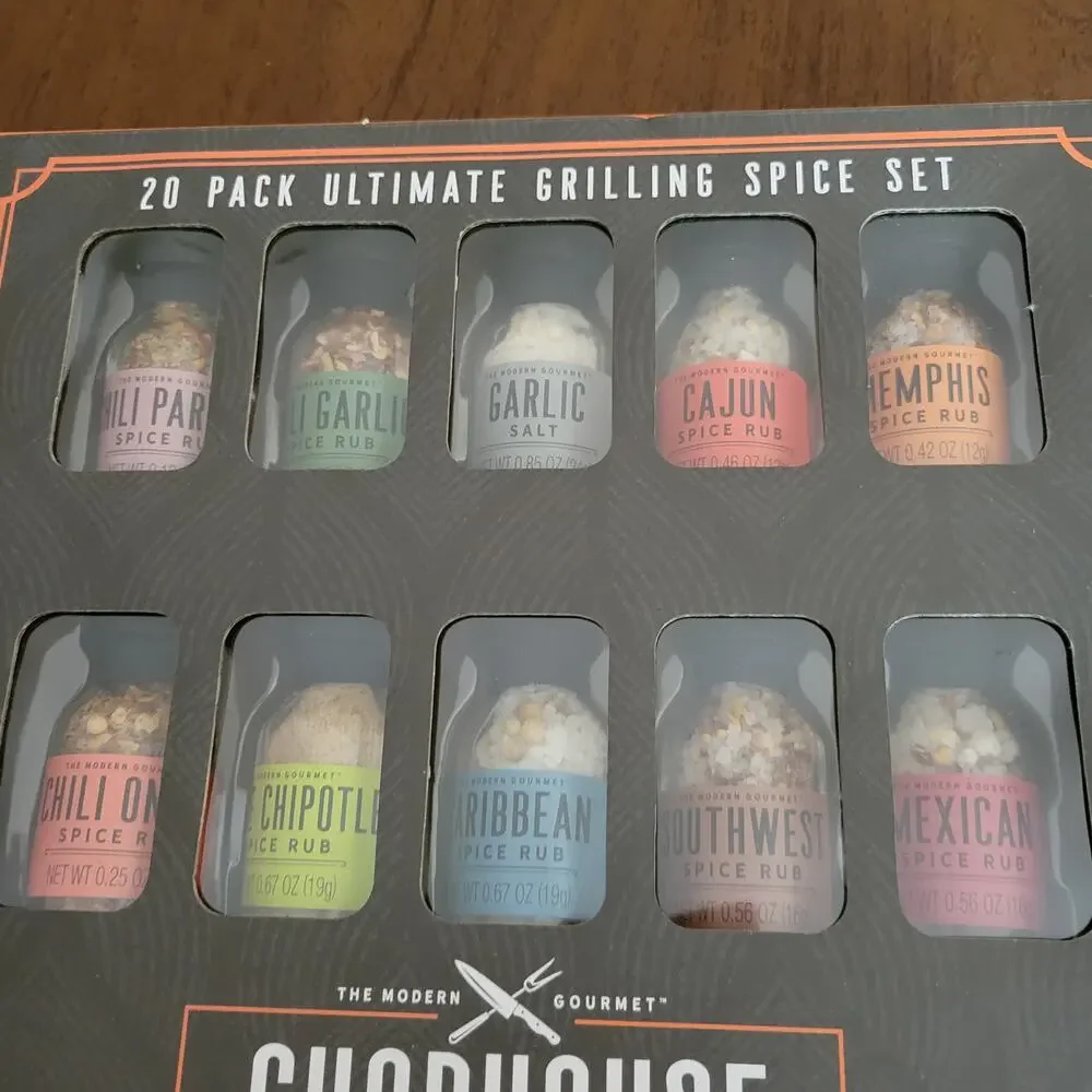 Modern Gourmet Chophouse Ultimate Grilling Spice Set 20 Piece Set New sealed